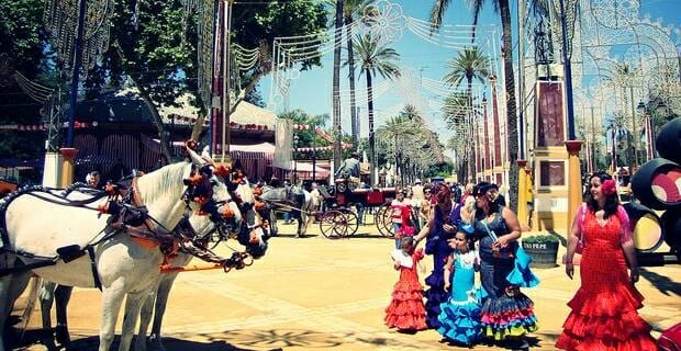 Конная ярмарка в Херес де ла Фронтера